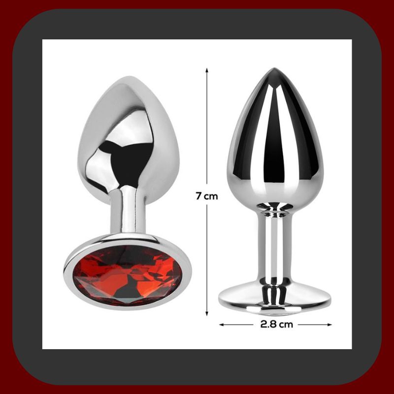 Butt Plug Jewel Red Rubby S | Luxusní anální zážitky s elegancí