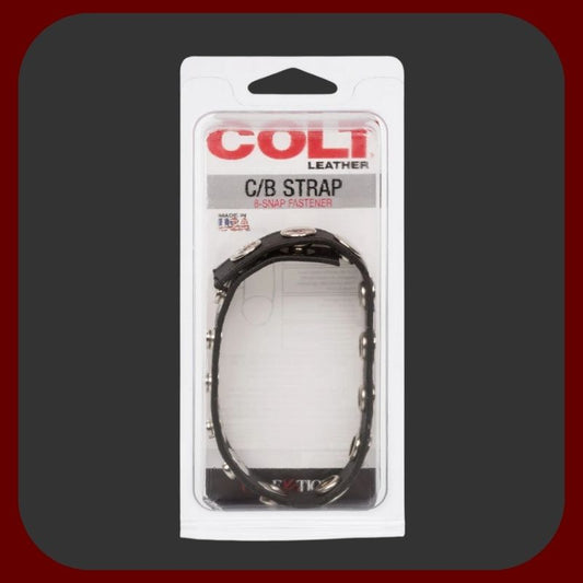 COLT nastavitelný kožený erekční kroužek | styl a výkon v jednom