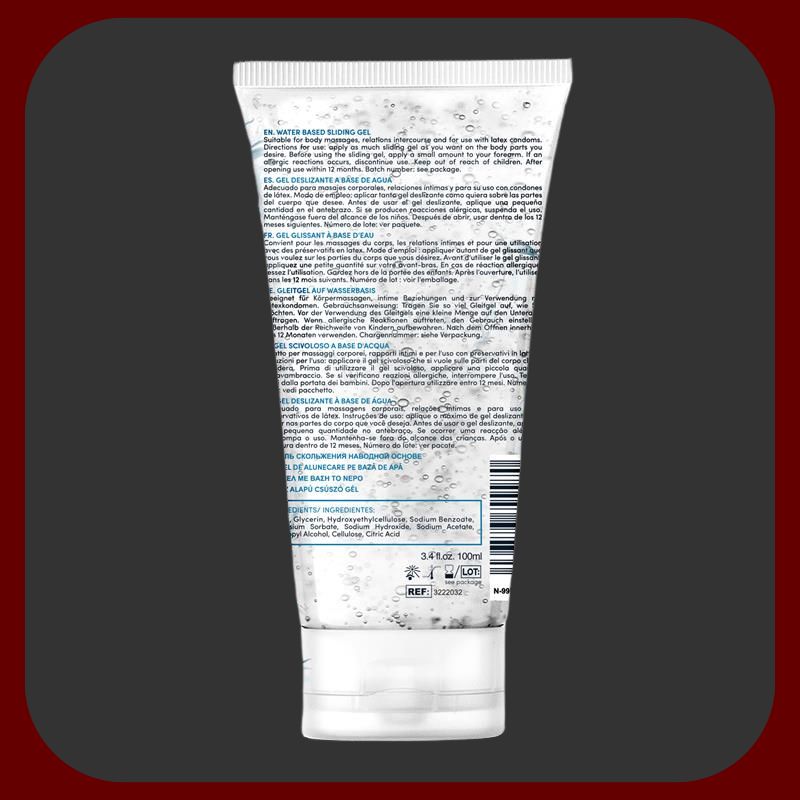 Erosiana Nanami Tour – vodní lubrikant 50 ml / 100 ml, bezbarvý, bez vůně a chuti, kompatibilní s latexovými kondomy a erotickými pomůckami, pro bezpečné a pohodlné intimní chvíle