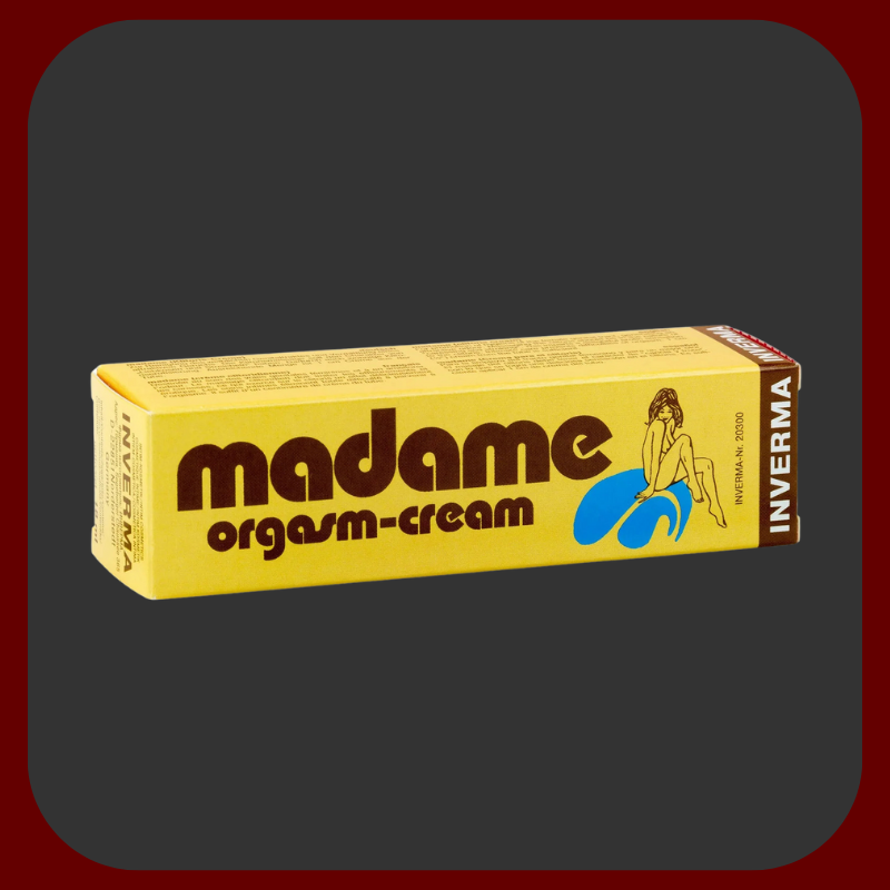 Stimulační intimní krém pro ženy "Madame" v balení 18 ml pro intenzivní klitorální orgasmus.