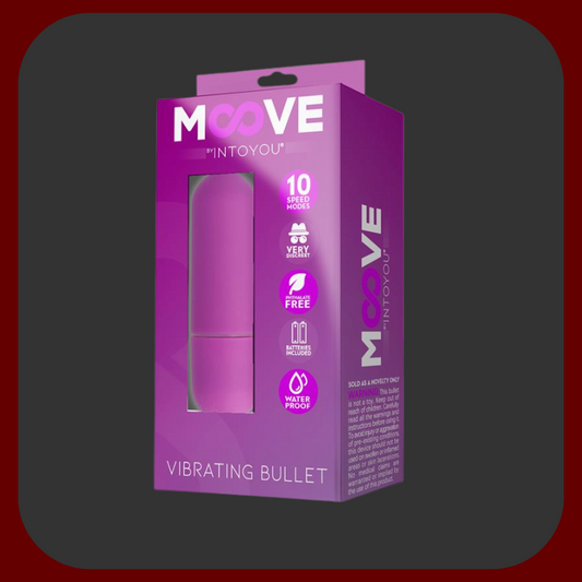Fialový mini bullet vibrátor s 10 vibračními režimy, vyrobený z ABS plastu. Malý, diskrétní, voděodolný vibrátor ideální pro začátečnice nebo cestování.
