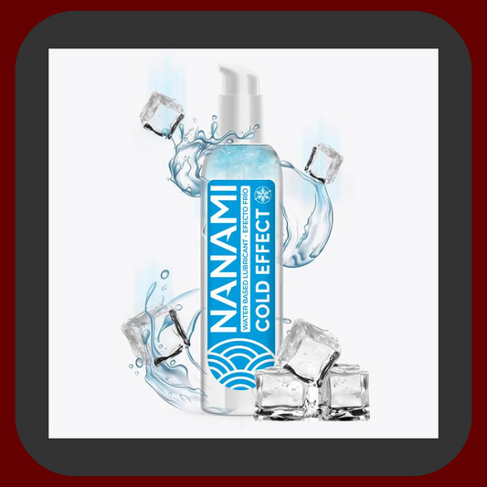 Lahvička lubrikantu Nanami Cool Touch o objemu 150 ml s chladivým efektem, bez vůně a barvy, vhodná pro všechny typy intimních her.