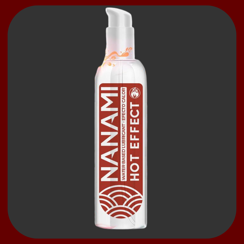 Lubrikant Nanami Heat Wave na vodní bázi s hřejivým efektem, bez parfemace, vhodný pro sex, masáže, kondomy i erotické hračky, 150 ml.