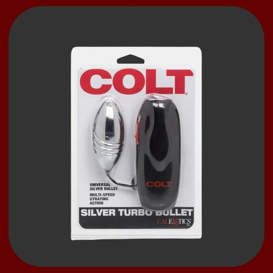 Kompaktní stříbrné vibrační vajíčko Bullet Silver s turbo vibracemi, vhodné pro klitorální i vaginální stimulaci. Délka 7,5 cm.