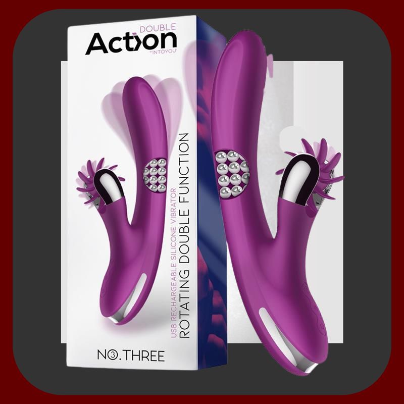 No. Three | rotátor s 360° rotačními kuličkami a stimulačním kolečkem