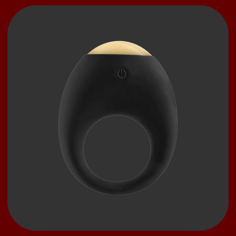 Vibrační erekční kroužek s LED | 7 režimů vibrací a nastavitelná velikost