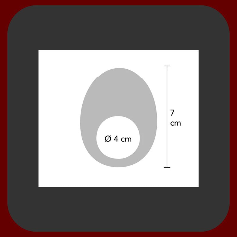 Vibrační erekční kroužek s LED | 7 režimů vibrací a nastavitelná velikost