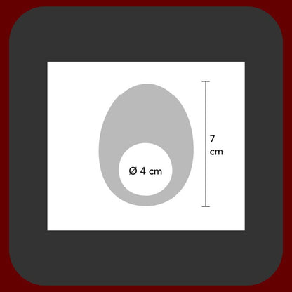 Vibrační erekční kroužek s LED | 7 režimů vibrací a nastavitelná velikost