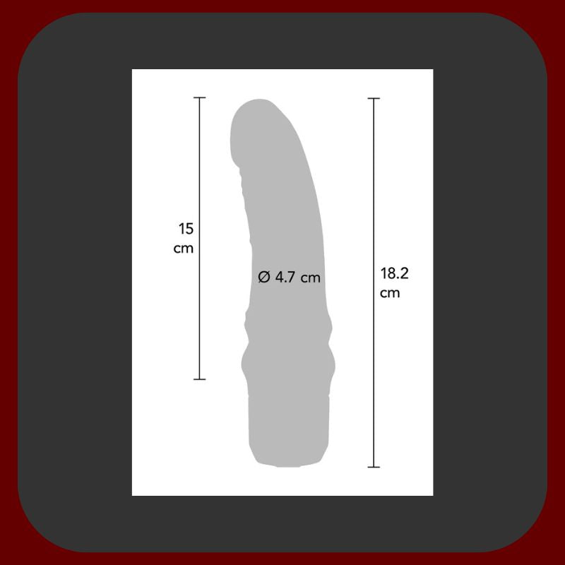 Fialový realistický vibrátor Get Real 17 cm z lékařského silikonu – TOYJOY – EROSIANA