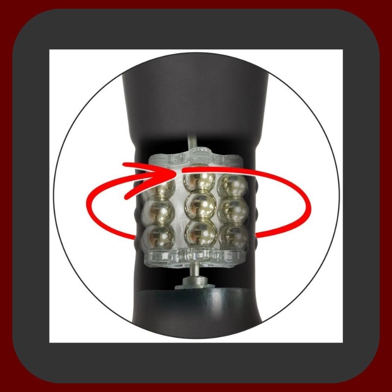 Černý vibrační anální kolík z prémiového silikonu s duálním motorem, rotujícími perličkami a 12 režimy stimulace. Voděodolný, s USB dobíjením – pro hluboké potěšení.