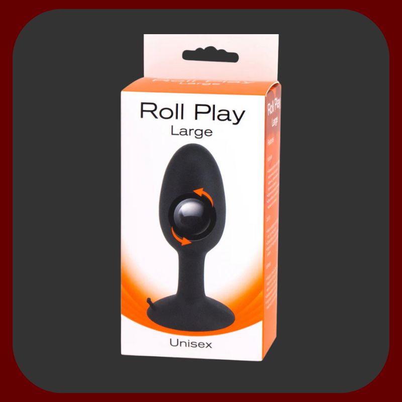 Černý anální kolík Seven Creations 13 cm s vnitřní oscilační kuličkou a pevnou přísavkou pro komfortní a intenzivní stimulaci