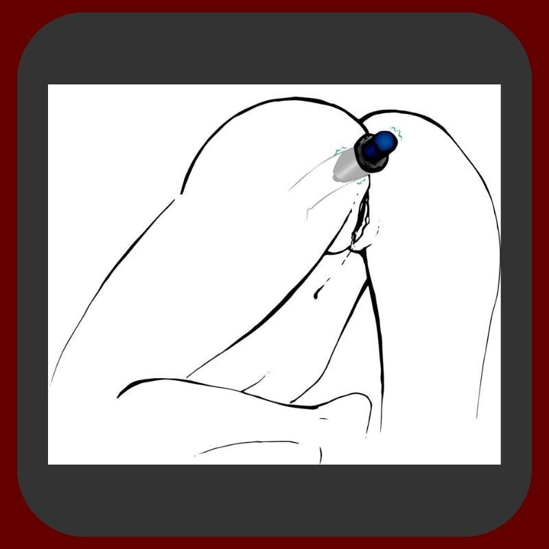 Černý anální kolík s dutým tunelem z měkkého silikonu, délka 10 cm, průměr 5 cm – EROSIANA