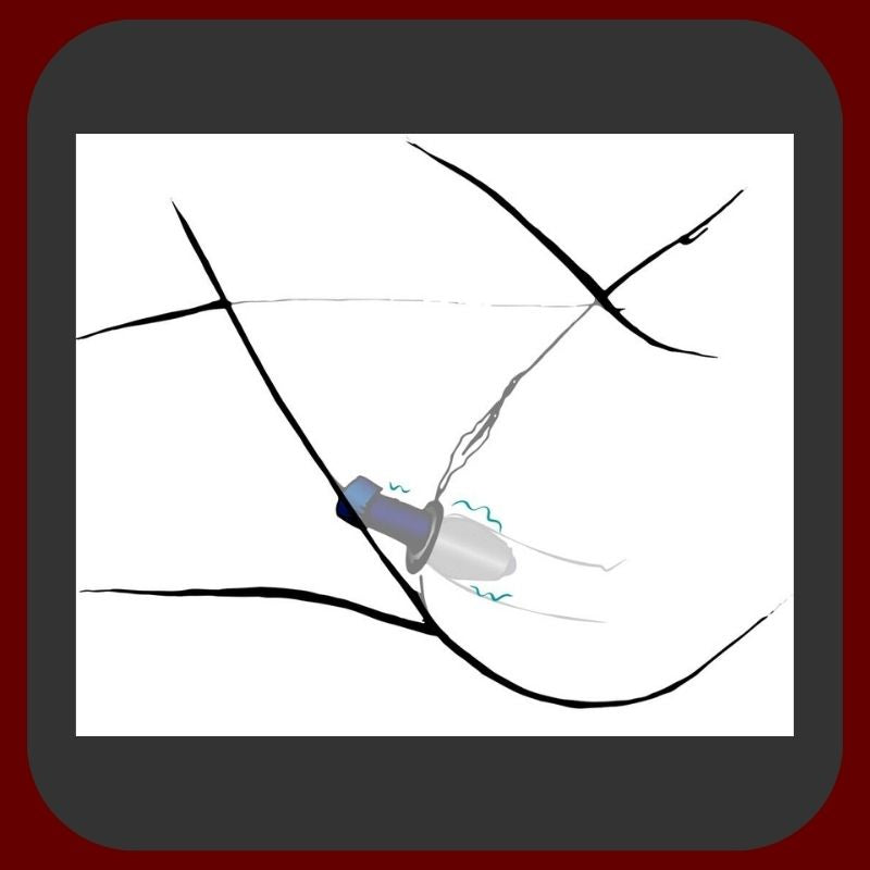 Černý anální kolík s dutým tunelem z měkkého silikonu, délka 10 cm, průměr 5 cm – EROSIANA