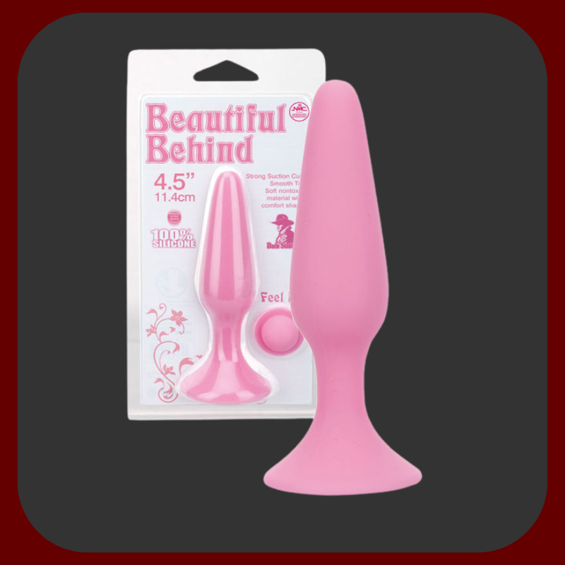 Anální kolík z čistého silikonu s přísavkou 11,5 x 3 cm pro každodenní nošení a potěšení.