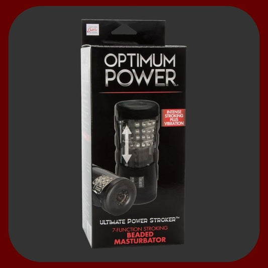 Černý automatizovaný masturbátor s realistickou orální simulací, vnitřními štětinkami, rotujícími kuličkami a 7 vibračními režimy, délka 22 cm.