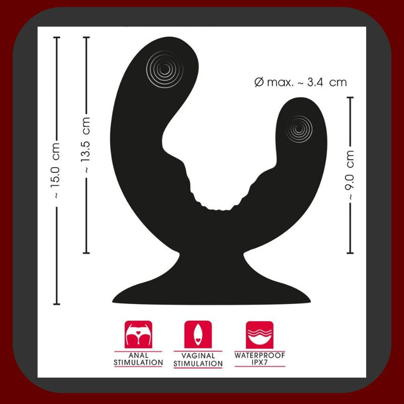 Výhodný balíček Dvojitá rozkoš – Orgasmic Duo 2v1 s 10 režimy vibrací a sání pro bod G a klitoris a Dual Vibrator se sací přísavkou, flexibilní, z lékařského silikonu, voděodolné, USB dobíjecí, s lubrikantem a dárkem zdarma.