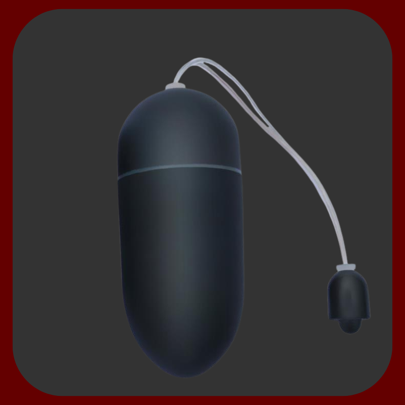 Černé vibrační vajíčko s vícerychlostním ovladačem, vyrobené z kvalitního ABS plastu. Diskrétní erotická pomůcka pro stimulaci klitorisu nebo vaginální potěšení.