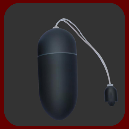 Černé vibrační vajíčko s vícerychlostním ovladačem, vyrobené z kvalitního ABS plastu. Diskrétní erotická pomůcka pro stimulaci klitorisu nebo vaginální potěšení.