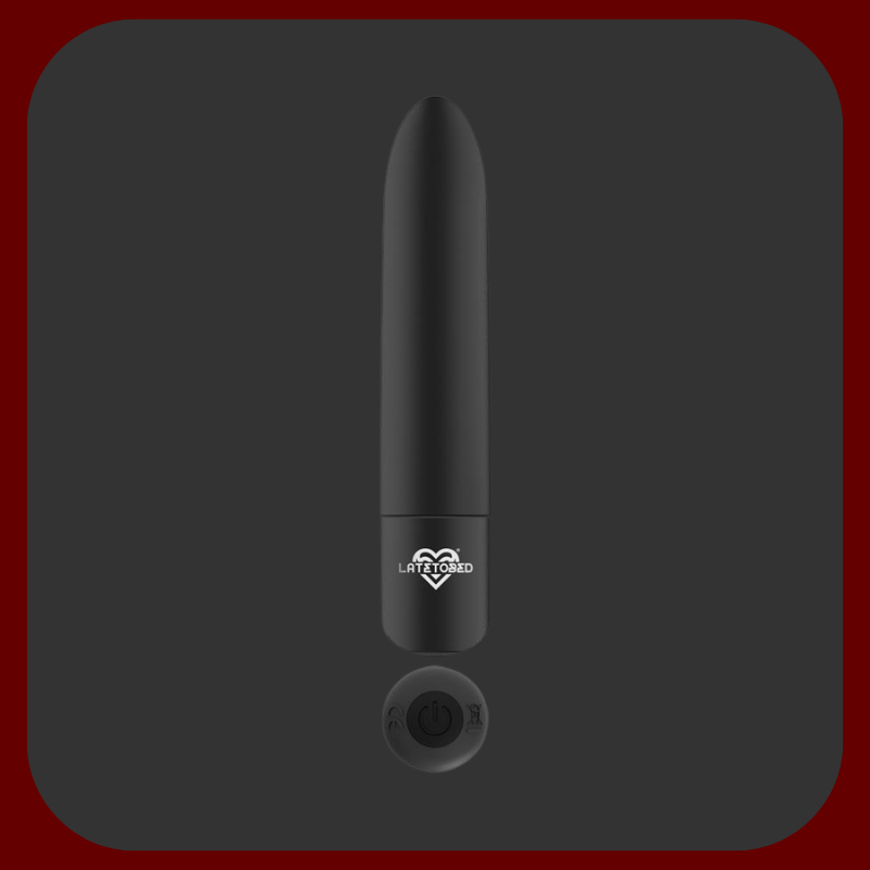 Kompaktní černý mini vibrátor Black Pulse s 10 vibračními režimy a elegantním designem pro diskrétní potěšení kdykoliv a kdekoliv.