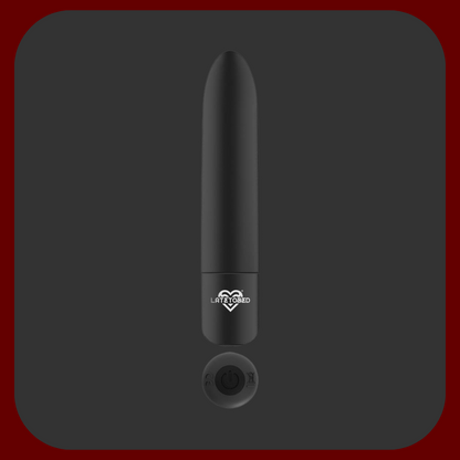 Kompaktní černý mini vibrátor Black Pulse s 10 vibračními režimy a elegantním designem pro diskrétní potěšení kdykoliv a kdekoliv.