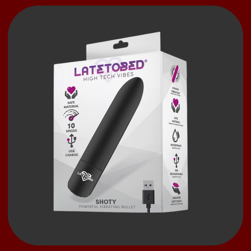 Kompaktní černý mini vibrátor Black Pulse s 10 vibračními režimy a elegantním designem pro diskrétní potěšení kdykoliv a kdekoliv.