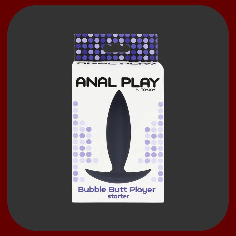 Černý silikonový anální kolík Bootyful 10,5 cm s ergonomickou základnou pro komfortní a bezpečné používání.