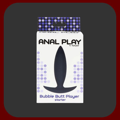 Černý silikonový anální kolík Bootyful 10,5 cm s ergonomickou základnou pro komfortní a bezpečné používání.