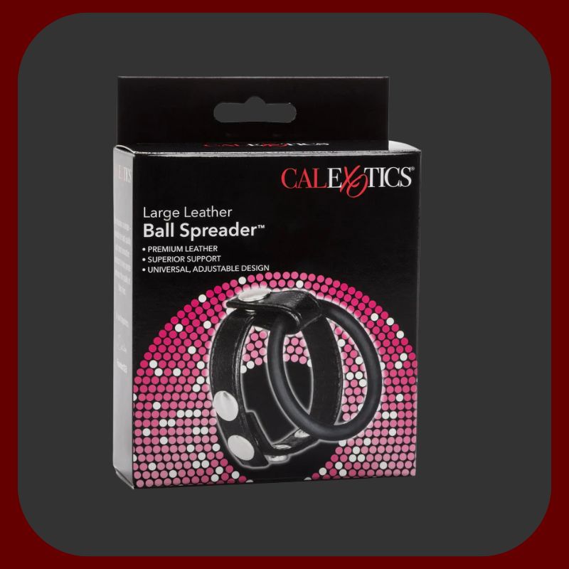 Kombinovaný silikonový a kožený cockring Duo Grip pro penis a varlata – CALL EXOTICS – EROSIANA