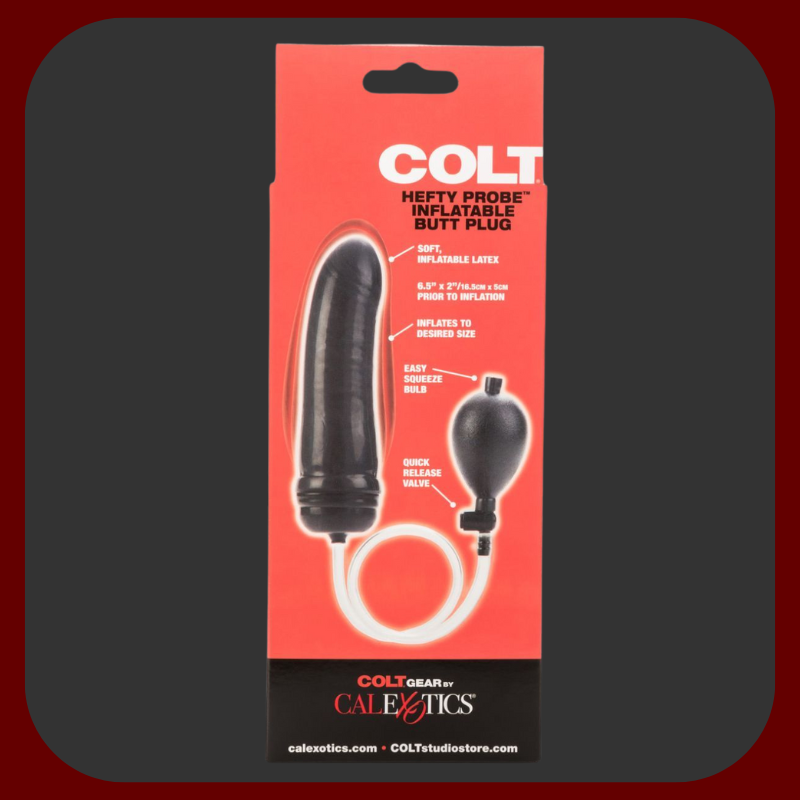 COLT nafukovací anální dildo – extrémní anální hračka s možností zvětšení až na 10 cm v průměru 2.