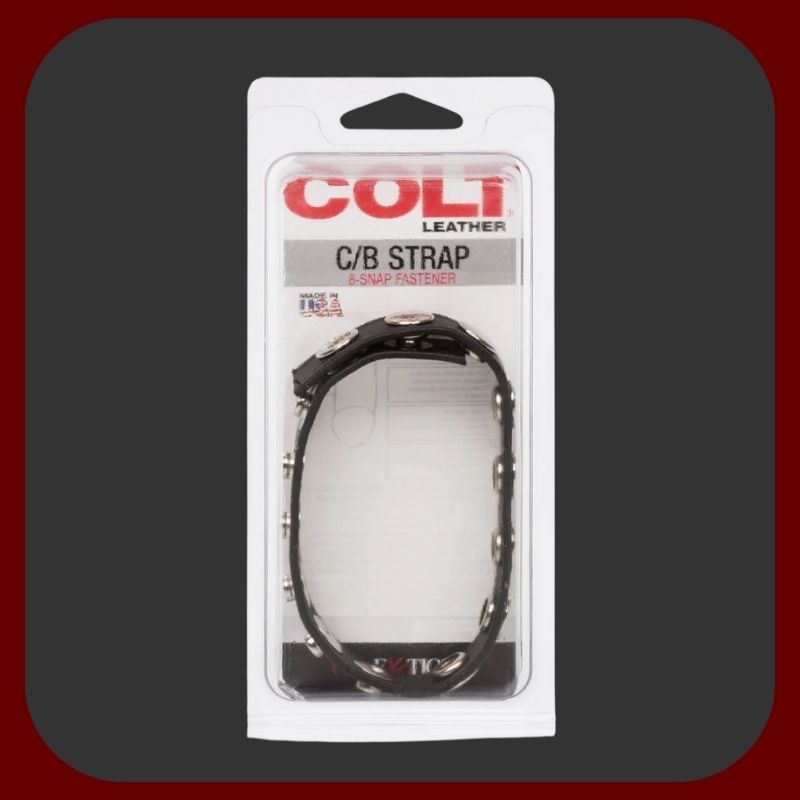 COLT nastavitelný kožený erekční kroužek | styl a výkon v jednom