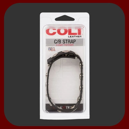 COLT nastavitelný kožený erekční kroužek | styl a výkon v jednom