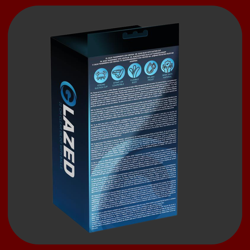 Průhledné zakřivené dildo Crystal Curve z měkkého želé, délka 18 cm, průměr 3,8 cm, s přísavkou, vhodné pro vaginální i anální stimulaci bodu G nebo P.