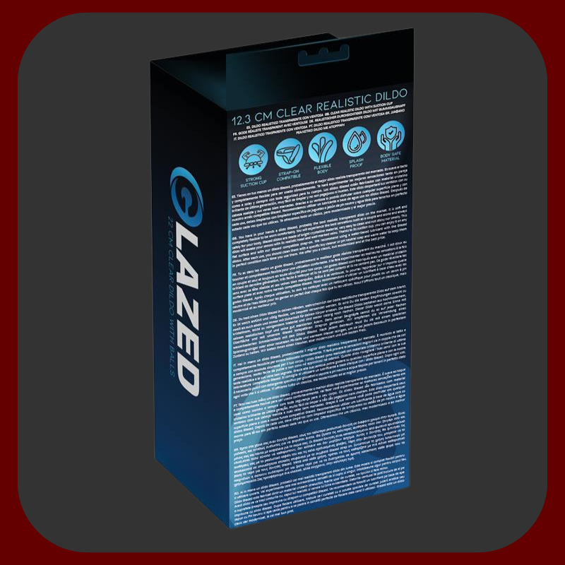 Průhledné malé dildo Crystal Touch z měkkého želé materiálu s realistickým tvarem a silnou přísavkou, délka 12 cm, průměr 3 cm, vhodné pro vaginální i anální stimulaci.