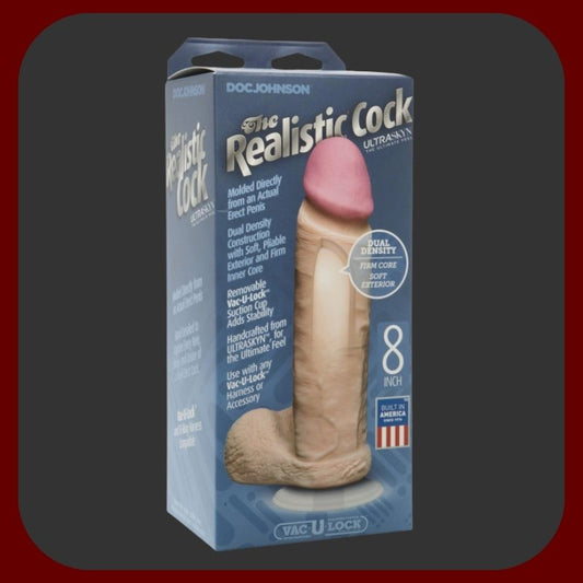 Realistické dildo Doc Johnson Mulat – tělový odstín mulat, délka 15 cm, průměr 4 cm, ručně malované s pevnou přísavkou pro hands-free použití.