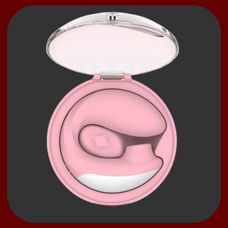 Růžový silikonový vibrátor pro ženy s funkcí klitorálního sání a vibracemi na bod G. Flexibilní, dobíjecí a voděodolný – ideální pro intenzivní souběžnou stimulaci.