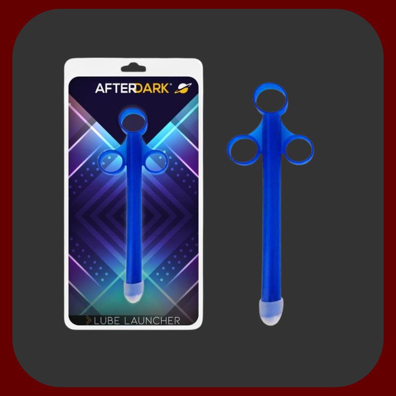 Enter Afterdark – ergonomický lubrikační aplikátor 16,5 cm pro pohodlnou a přesnou aplikaci lubrikantu při análních hrách