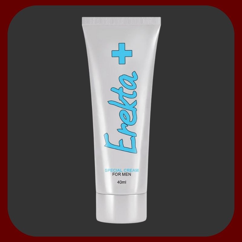 EREKTA PLUS krém 40 ml s Lavetrou pro oddálení ejakulace, kompatibilní s latexovými kondomy, v diskrétním balení – EROSIANA