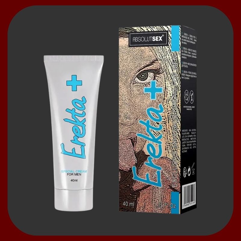 EREKTA PLUS krém 40 ml s Lavetrou pro oddálení ejakulace, kompatibilní s latexovými kondomy, v diskrétním balení – EROSIANA