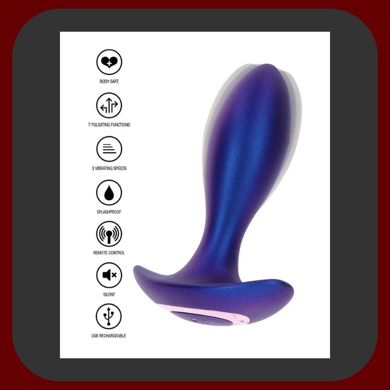 Eroriana – prémiový anální vibrátor Brave od Buttocks by TOYJOY s 7 vibračními režimy a 3 rychlostmi. Dobíjecí, voděodolný silikon s dálkovým ovládáním pro intenzivní a bezpečnou stimulaci prostaty, ideální pro solo i partnerské hrátky.