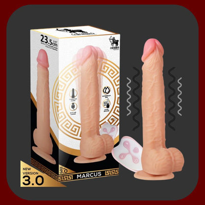 Marcus | Realistické vibrační dildo s dálkovým ovládáním