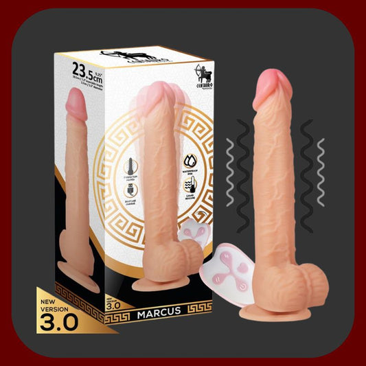 Marcus | Realistické vibrační dildo s dálkovým ovládáním