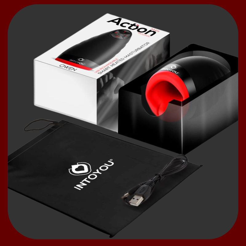 Erosiana Balíček Pánská rozkoš – sada dvou masturbátorů Fuck-O-Matic 2 a Owen Male Masturbator s vibračními, sacími a zahřívacími funkcemi pro intenzivní stimulaci, dobíjecí a voděodolné, s lubrikantem a dárkem zdarma.