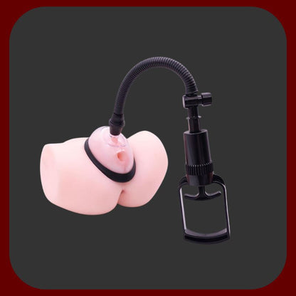 Erosiana Bumber Latetobed Pumps – manuální pumpa na klitoris a bradavky se dvěma odnímatelnými kelímky S a L, rychlým uvolňovacím ventilem a bezpečným ergonomickým designem