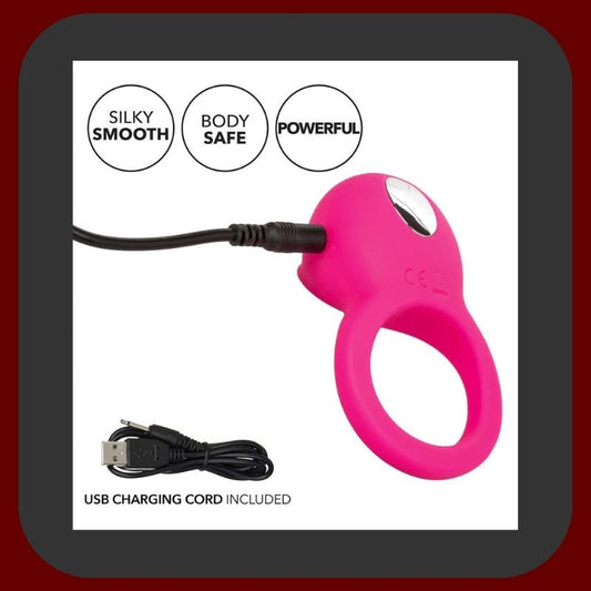 Erosiana Duální stimulátor Teasing Tongue – silikonový stimulátor s flexibilním jazýčkem a pružným kroužkem pro intenzivní a cílenou stimulaci, 12 vibračních režimů, vodotěsný a USB dobíjecí.