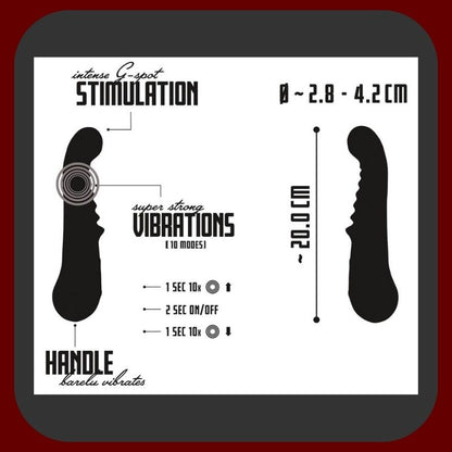 Erosiana Flexibilní G-spot vibrátor – ergonomický a sametově měkký silikonový vibrátor s flexibilním tělem, zakřivenou hlavičkou pro cílenou stimulaci G-bodu, žebrovaným povrchem pro intenzivní masáž, 10 vibračních režimů, dobíjecí USB.