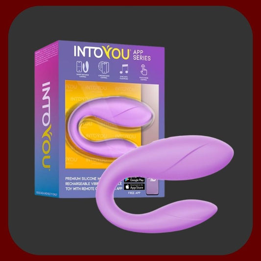 Erosiana Intoyou App Series – párový vibrátor s aplikací ActiveJoy®, dvěma tichými motory a 10 vibračními rychlostmi. Flexibilní ergonomický tvar z hyper hladkého silikonu, synchronizace vibrací s hudbou a videem, Touch Control, vzdálené ovládání přes aplikaci, voděodolný IPX6 a magnetické USB nabíjení.