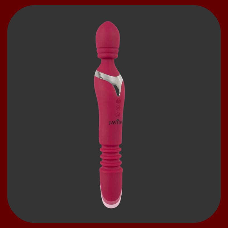Erosiana masážní hůlka s hřejivou funkcí – vibrační a rotační stimulace, 7 režimů vibrací, 3 rychlosti pohybu, pohyblivá hlava a USB dobíjení pro celotělovou i intimní masáž