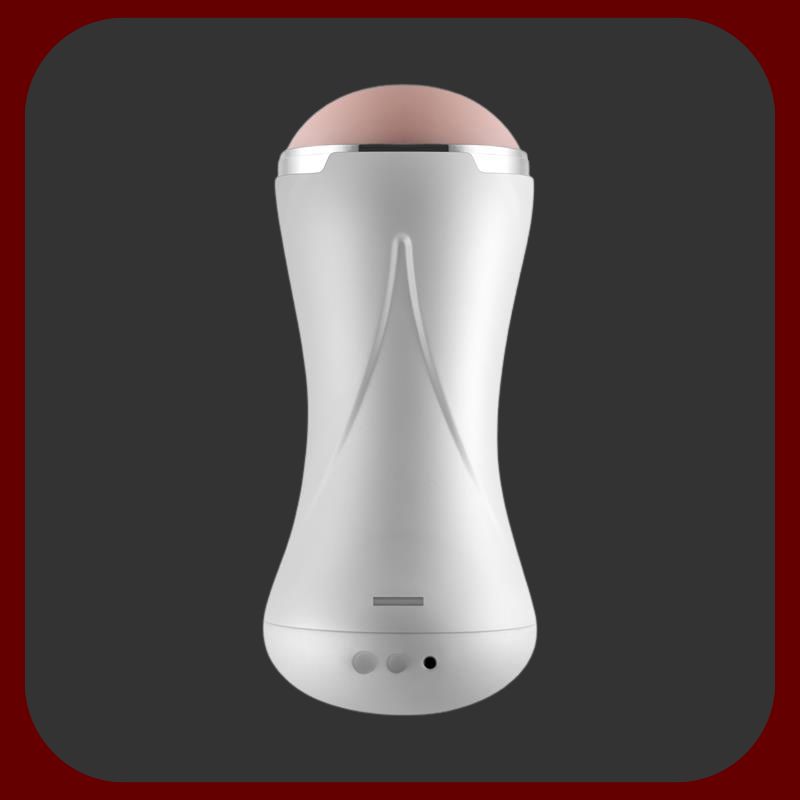 Erosiana masturbátor 21,4 cm – ergonomický TPR masturbátor s 10 vibračními funkcemi, zvukovou funkcí a USB dobíjením pro intenzivní a realistický zážitek