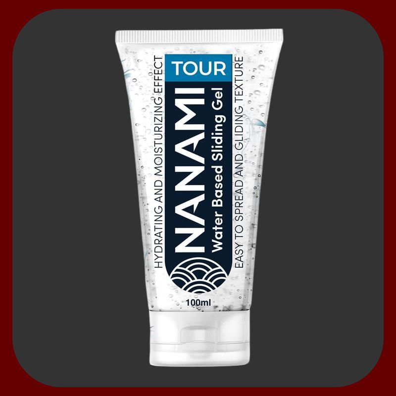 Erosiana Nanami Tour – vodní lubrikant 50 ml / 100 ml, bezbarvý, bez vůně a chuti, kompatibilní s latexovými kondomy a erotickými pomůckami, pro bezpečné a pohodlné intimní chvíle