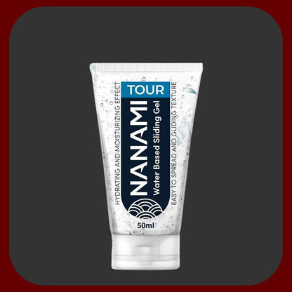 Erosiana Nanami Tour – vodní lubrikant 50 ml / 100 ml, bezbarvý, bez vůně a chuti, kompatibilní s latexovými kondomy a erotickými pomůckami, pro bezpečné a pohodlné intimní chvíle